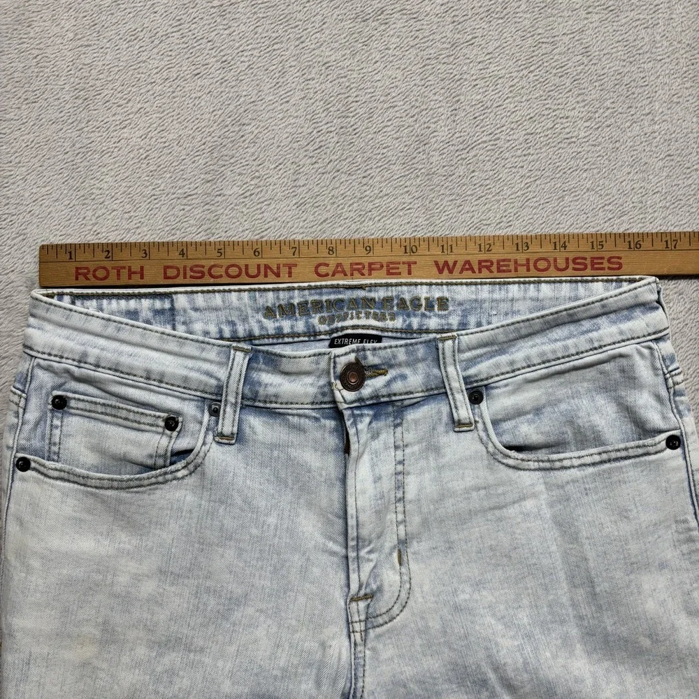 American Eagle Extreme‎ Flex Jeans Men's 32x30 Slim Light Wash Denim